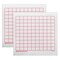 Graphing 3M Post-it® Notes,10 x 10 Grid, 4 Pads Per Pack, 2 Packs